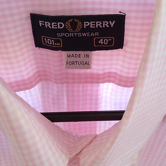 Fred Perry Vintage Gingham button down - Picture 2 of 9